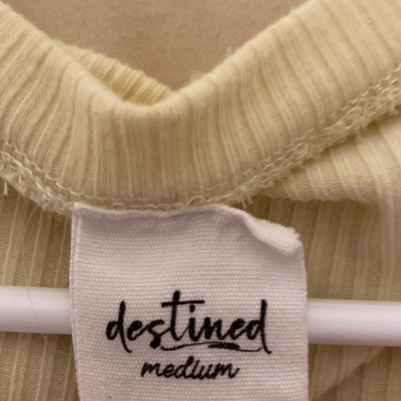 Yellow Tillys Crop Top - Picture 2 of 2